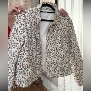 Floral Corduroy Jacket, Size M